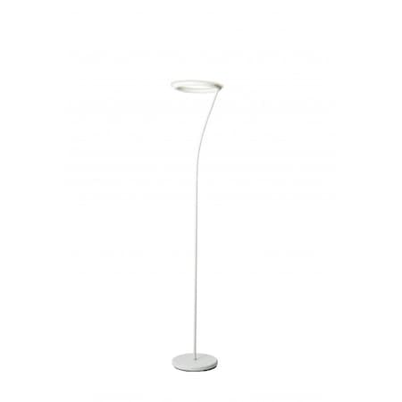 Estallar White Metal Floor Lamp with Halo Shade ES3095931